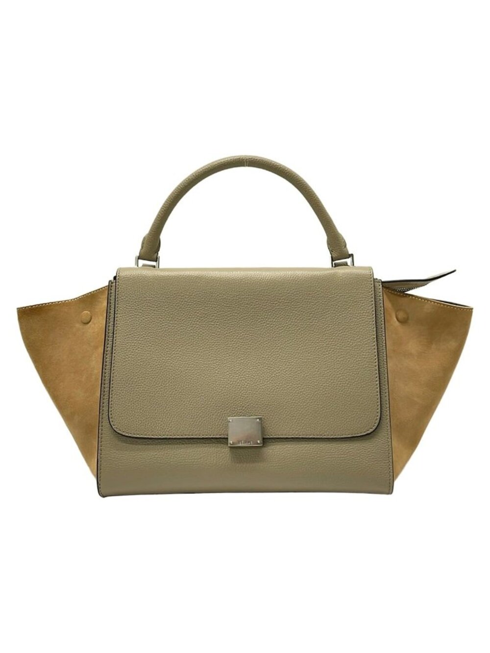 Celine Handbag Beige Lightbrown Leather